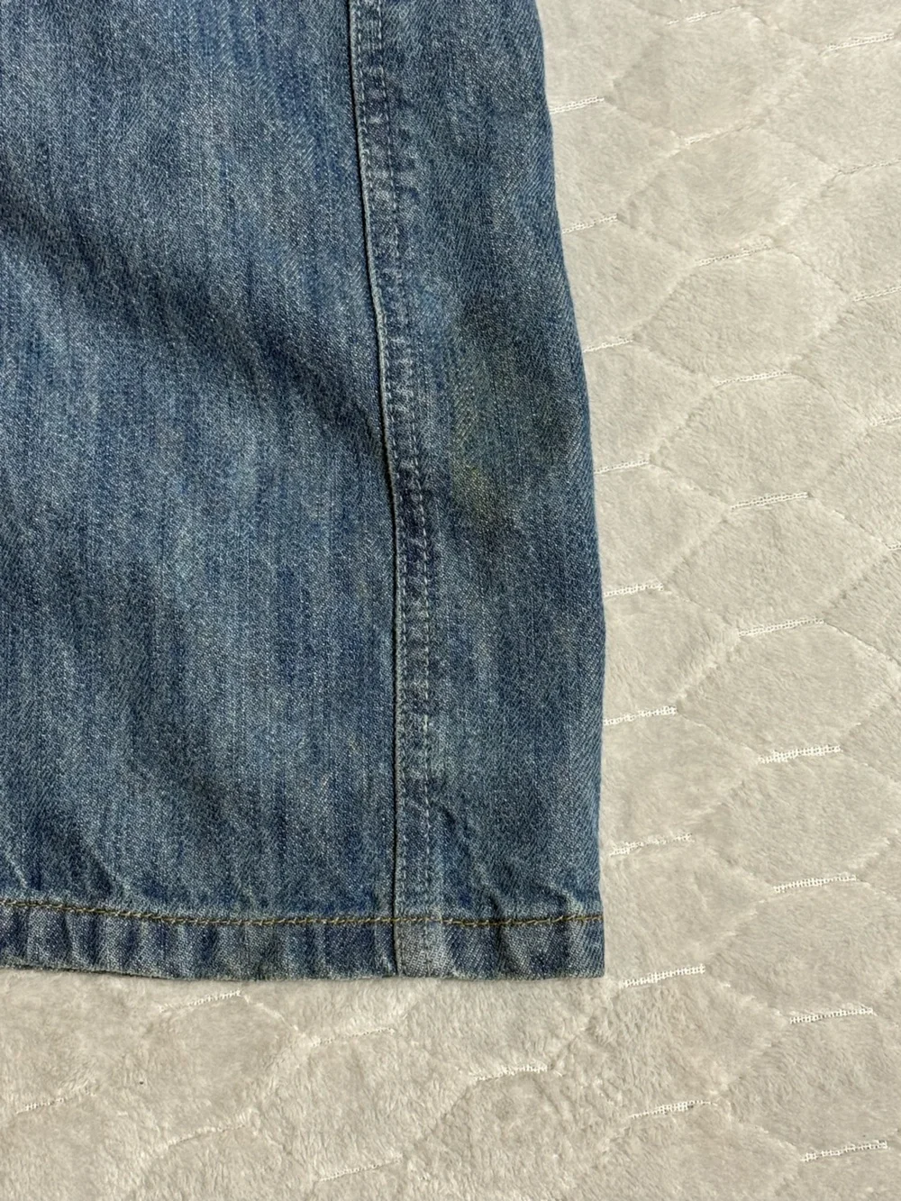 Iron Workers Motorcycle Riding Jeans 42x32 Mesh Lined Double Knee Denim